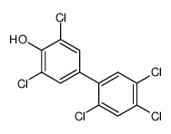 2,6-dichloro-4-(2,4,5-trichlorophenyl)phenol Structure