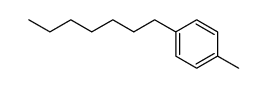 1-heptyl-4-methyl-benzene结构式