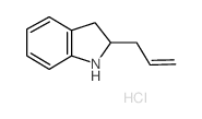 2-ALLYL-2,3-DIHYDRO-1 H-INDOLE HYDROCHLORIDE Structure