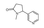 1-Methyl-5-(3-pyridinyl)-2-pyrrolidinone Structure