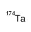 tantalum-174 Structure