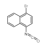 1-溴-4-萘基异氰酸酯结构式