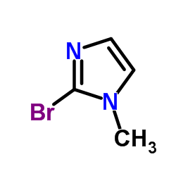 2-溴-1-甲基-1H-咪唑结构式