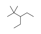 2,2-Dimethyl-3-ethylpentane结构式
