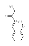 1-(2-methoxyphenyl)-2-methyl-pent-1-en-3-one Structure