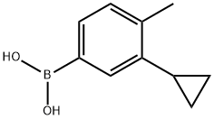 (3-cyclopropyl-4-methylphenyl)boronic acid Structure