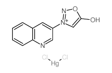 dichloromercury,3-quinolin-3-yl-2H-oxadiazol-3-ium-5-one Structure
