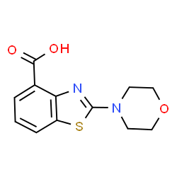 2-吗啉代苯并[d]噻唑-4-羧酸结构式