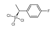 (S)-trichloro(1-(4-fluorophenyl)ethyl)silane结构式