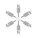 Ferrate(4-),hexakis(cyano-kC)-,hydrogen (1:4), (OC-6-11)- Structure