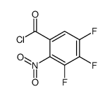 2-NITRO-3,4,5-TRIFLUOROBENZOYL CHLORIDE Structure