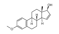 3-Methoxy-1,3,5(10),15-estratetren-17β-ol Structure