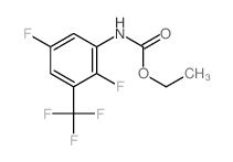 ethyl N-[2,5-difluoro-3-(trifluoromethyl)phenyl]carbamate结构式