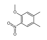 4,5-dimethyl-2-nitro-anisole结构式