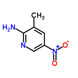 2-氨基-3-甲基-5-硝基吡啶结构式