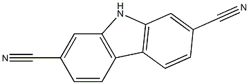 2,7-二氰基-9H-咔唑结构式