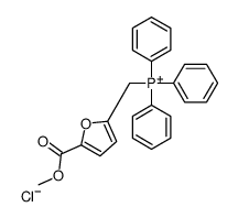 (5-methoxycarbonylfuran-2-yl)methyl-triphenylphosphanium,chloride结构式