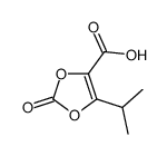 1,3-Dioxole-4-carboxylicacid,5-(1-methylethyl)-2-oxo-(9CI) Structure