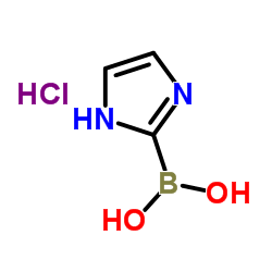 (1H-Imidazol-2-yl)boronic acid hydrochloride structure