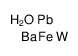 barium,cobalt,copper,iron,lead,oxotungsten Structure