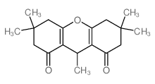 3,3,6,6,9-pentamethyl-4,5,7,9-tetrahydro-2H-xanthene-1,8-dione结构式