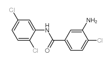 3-amino-4-chloro-N-(2,5-dichlorophenyl)benzamide结构式