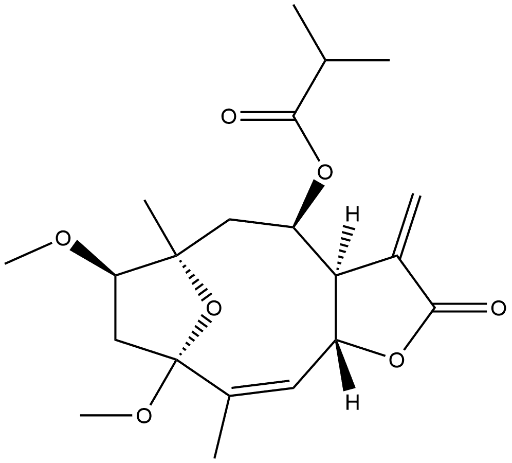 1β-Methoxydiversifolin 3-O-methyl ether Structure
