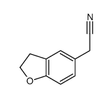 2-(2,3-DIHYDROBENZOFURAN-5-YL)ACETONITRILE structure