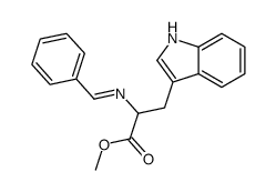 D,L-Tryptophan Methyl Ester, Benzaldimine结构式
