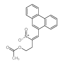 [(Z)-3-nitro-4-phenanthren-9-yl-but-3-enyl] acetate Structure