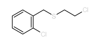 Benzene,1-chloro-2-[[(2-chloroethyl)thio]methyl]- picture