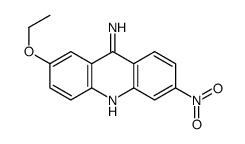 2-Ethoxy-6-nitro-9-acridinamine structure
