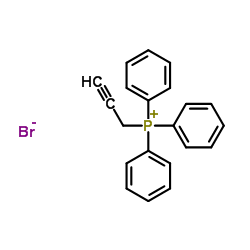 Triphenyl-2-propynylphosphonium bromide Structure