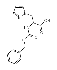 L-n-cbz-3-吡唑-1-基-丙氨酸结构式