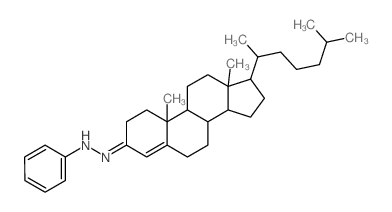 Cholest-4-en-3-one,phenylhydrazone (8CI,9CI)结构式