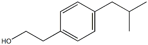 2-[4-(2-Methylpropyl)phenyl] ethanol Structure