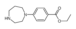 4-[1,4]二氮杂烷-1-苯甲酸乙酯结构式