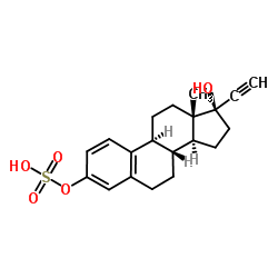 Ethynylestradiol-3-Sulfate结构式