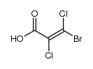 3-bromo-2,3-dichloropropenoic acid Structure