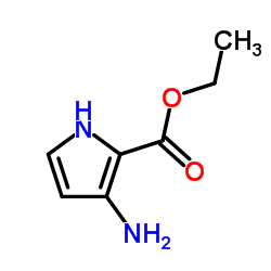 3-氨基-1H-吡咯-2-甲酸乙酯结构式