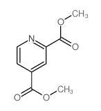吡啶-2,4-二羧酸二甲酯结构式