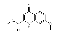 4-羟基-7-甲氧基喹啉-3-羧酸甲酯结构式