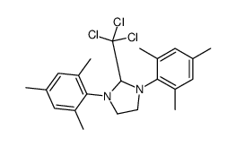 2-(trichloromethyl)-1,3-bis(2,4,6-trimethylphenyl)imidazolidine结构式