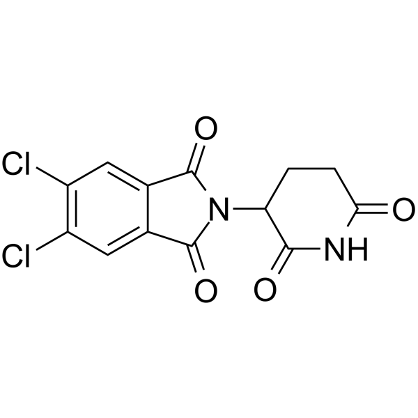 Thalidomide-5,6-Cl structure
