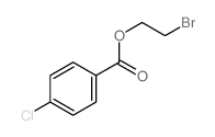 Benzoic acid,4-chloro-, 2-bromoethyl ester Structure