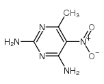 6-甲基-5-硝基-2,4-吡啶二胺结构式
