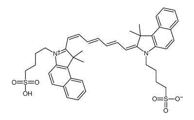 4-[2-[7-[1,1-dimethyl-3-(4-sulfobutyl)benzo[e]indol-2-ylidene]hepta-1,3,5-trienyl]-1,1-dimethylbenzo[e]indol-3-ium-3-yl]butane-1-sulfonate picture