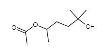 5-acetoxy-2-methyl-hexan-2-ol Structure