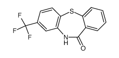8-trifluoromethyl-10H-dibenzo[b,f][1,4]thiazepin-11-one结构式