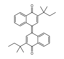 2-(1,1-Dimethylpropyl)-4-[3-(1,1-dimethylpropyl)-4-oxo-1(4H)-naphthalenylidene]-1(4H)-naphthalenone picture